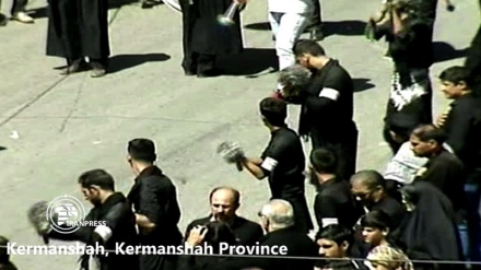 Tasu'a mourning ritual underway in Kermanshah 