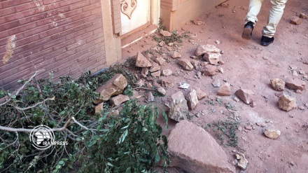 إنزلاق الجبل في مدينة تبريز وإخلاء عشرات الوحدات السكنية