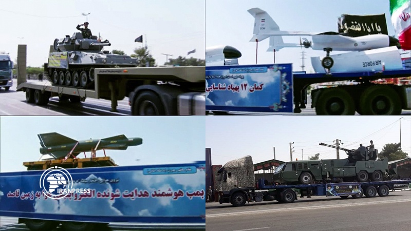 Iranpress: إزاحة الستار عن منتجات دفاعية وعسكرية جديدة في إيران