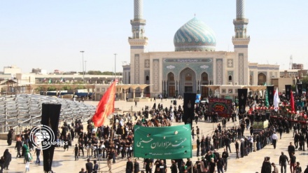 Photo: Tasu'a mourning processions underway in the holy city of Qom
