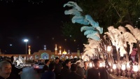Tasua night mourning ceremony held in holy shrine of Mashhad
