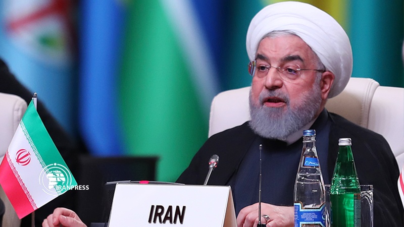 Iranpress: Use of sanctions against independent nations, economic terrorism: Rouhani