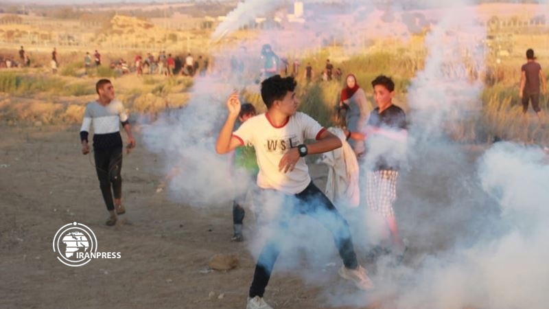 Iranpress: اصابة عشرات الفلسطينيين بقمع الاحتلال مسيرة العودة بغزة 