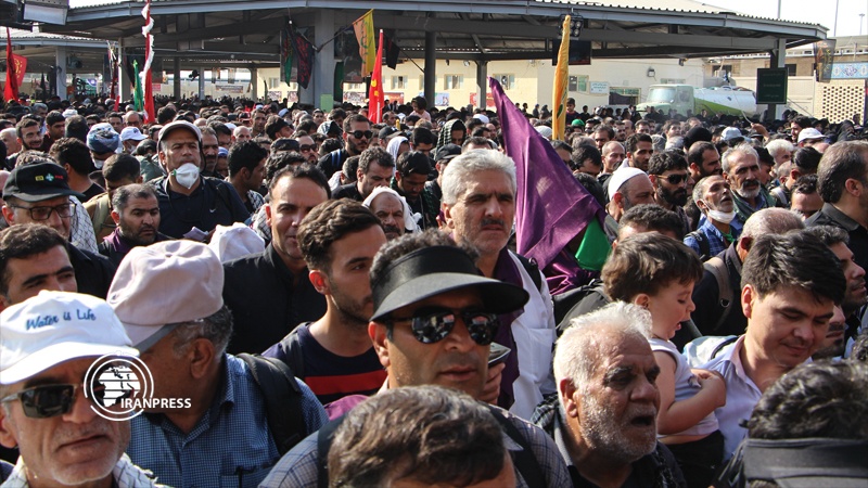 Mehran crossing hosts Arbaeen pilgrims, Photo by: saeed shahmohaadi