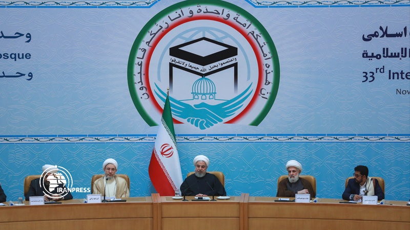 Iranpress: الرئيس روحاني: فلسطين والقدس الشريف أهم قضایا العالم الإسلامي