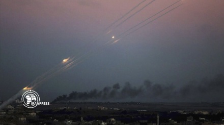 Palestinians target occupied territories with missiles after Israeli airstrike