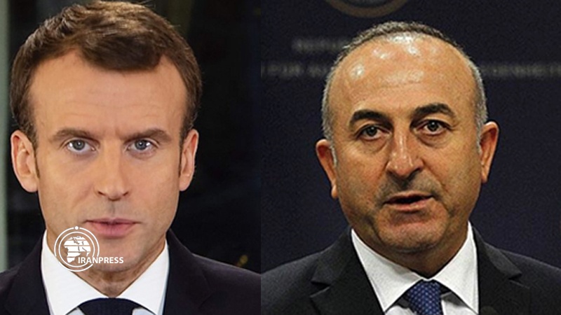Iranpress: Macron, sponsor of terrorism: Turkish FM