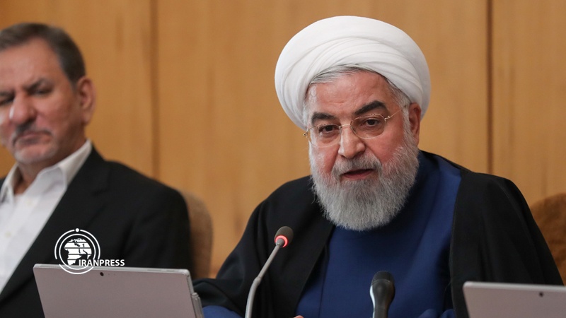 روحاني: صمود الشعب الإيراني أفشل المؤامرات الأميركية