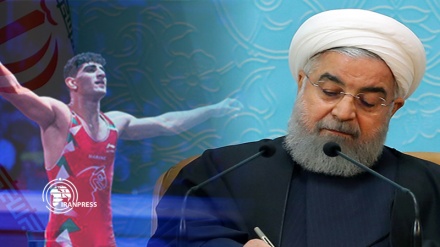 Rouhani congratulates U-23 Greco-Roman wrestling team on becoming world champions