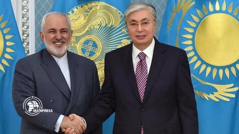 Iranpress: Iran FM, Kazakhstan President discuss bilateral ties