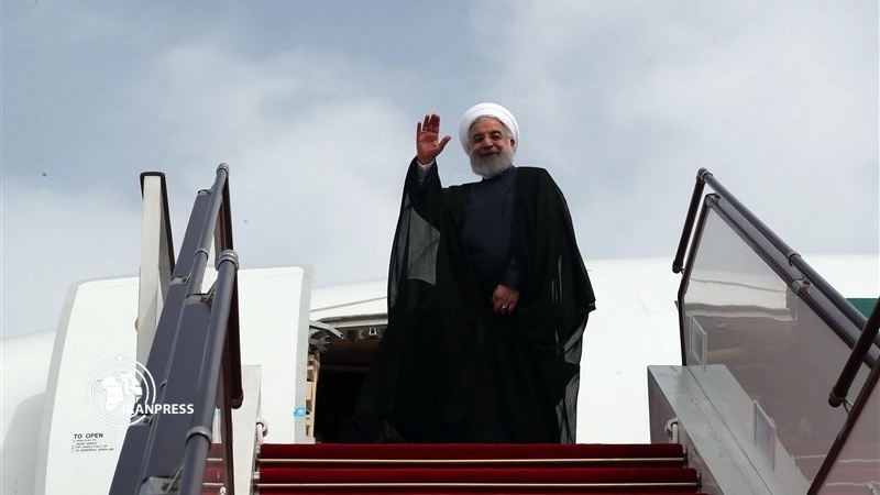 Iranpress: الرئيس روحاني يغادر طهران متوجهاً إلى ماليزيا