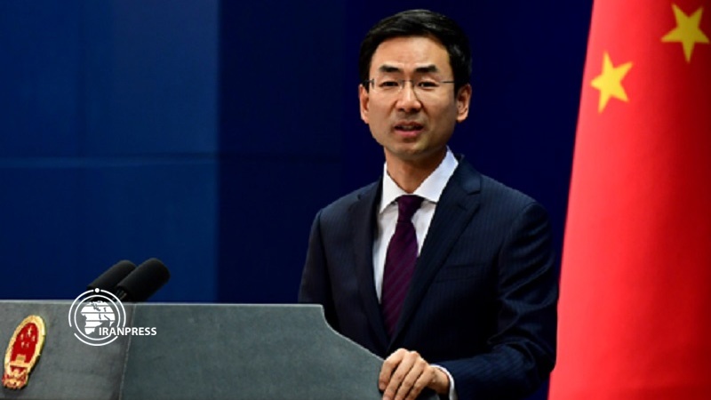 Iranpress: China says joint drill with Iran, Russia aims at securing peace in region