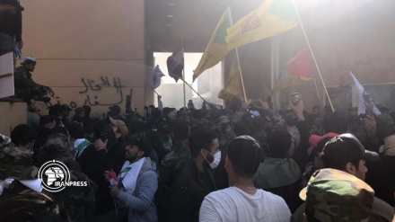 ارتفاع عدد جرحى احتجاجات السفارة الأميركية في بغداد 