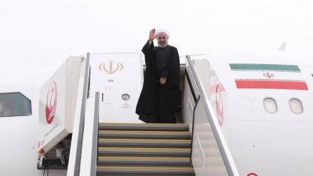 President Rouhani leaves Tokyo for Tehran