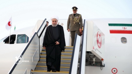 Pres. Rouhani arrives in Tokyo to meet Abe 