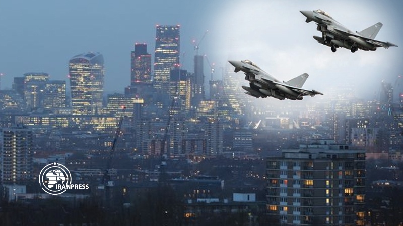 Typhoon jets sonic boom  shook houses in London