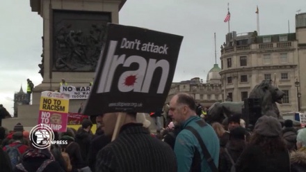 'No war on Iran' rallies held in London