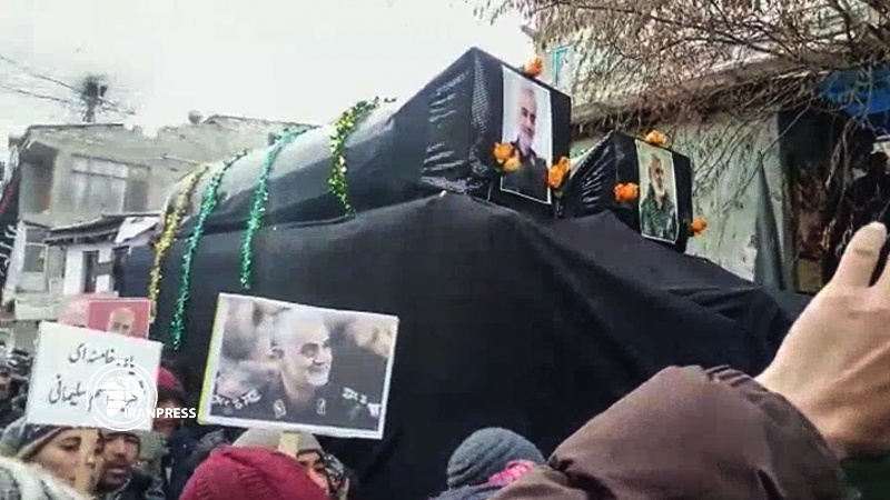 Iranpress: Indian people in Kargil paid tribute to Lt Gen Soleimani