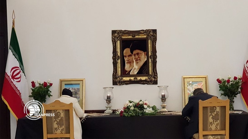 Commemoration of Lt.Gen. Soleimani at Iranian embassy in Belarus