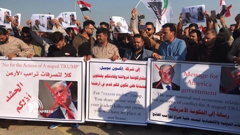 Iranpress: العراقيون في البصرة يطالبون بانسحاب القوات الأمريكية
