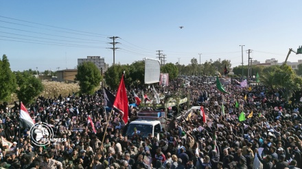 Iraqi commander's funeral procession held in Khorramshahr, southwestern Iran 