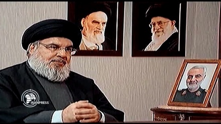 Nasrallah admires Soleimani as master of martyrs of Axis of Resistance