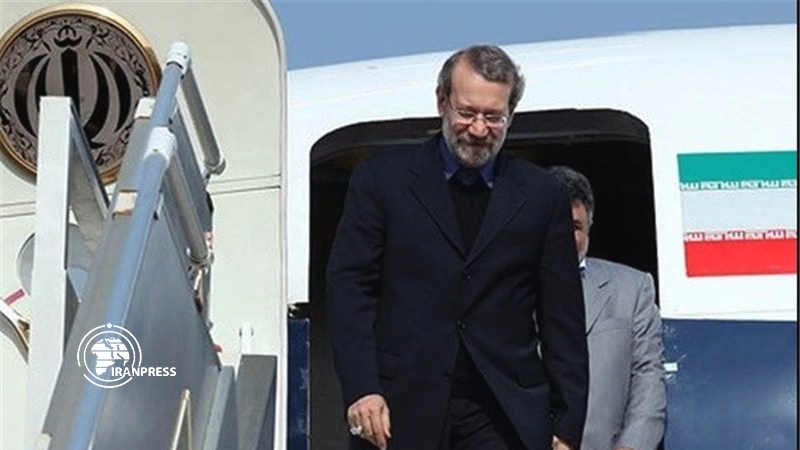 Iranpress: Speaker of Parliament Ali Larijani arrives in Damascus, Syria