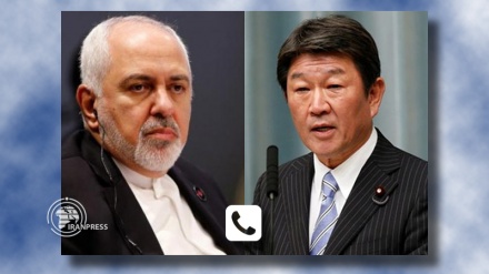 Iran, Japan FMs discuss COVID-19, US sanctions