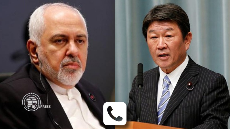 Iranpress: وزيرا الخارجية الإيراني والياباني يتشاوران بشأن التطورات الدولية