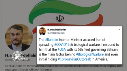 US, main cause of biological war: Amirabdollahian