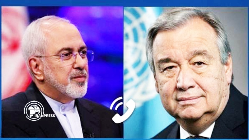 Iranpress: Zarif, Guterres stress need to send humanitarian aid to Yemen