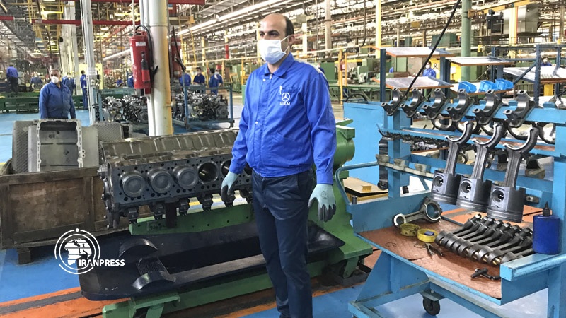 Iranpress: IKCO launches production line of euro 4 & 5 diesel engines