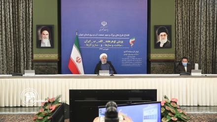 Pres. Rouhani inaugurates 4 water & Power resource development projects in Capital