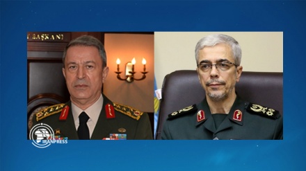 Turkish Defense Min confer containing Coronavirus with Maj Gen Bagheri 