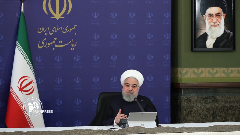 Iranpress: Iran enjoys favorable currency condition to fight Coronavirus: Rouhani 