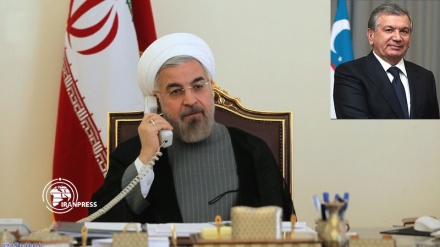 Iran, Uzbekistan stress developing ties
