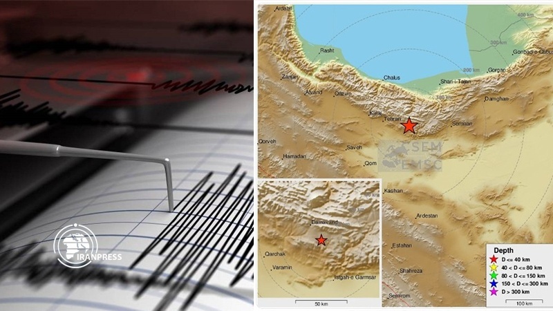 Iranpress: الهلال الأحمر الإيراني يرسل فرق تقييم الخسائر إلى موقع الزلزال في طهران