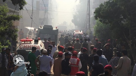 Pakistan plane with 107 on board crashes in residential area in Karachi