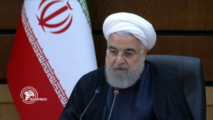 Rouhani: US can not succumb great Iranian nation, Iran is progressing 