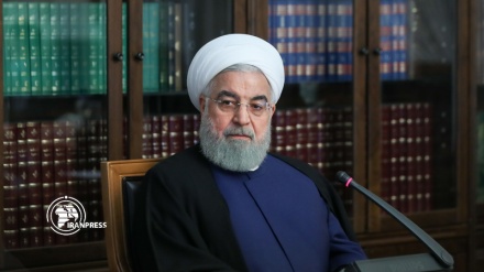 President Rouhani stress on the people's right to manage justice shares 