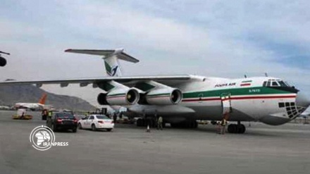 Plane carrying Iranian health aid landed in Kabul
