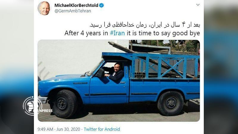 هكذا سيغادر السفير الألماني إيران بعد 4 سنوات