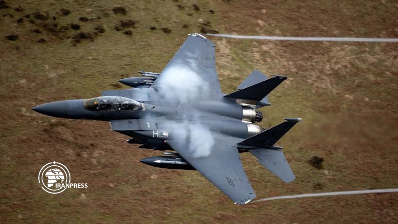 US F-15 fighter jet crashes in the North Sea; pilot still missing