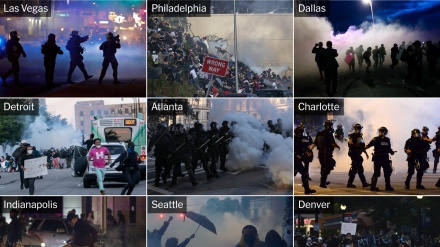 US police use excessive tear gas against protesters
