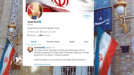 Iran's Zarif: 'knee-on-neck' technique is nothing new