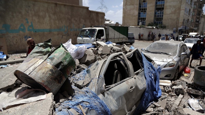 Iranpress: Saudi-led coalition fighters attack Yemen provinces