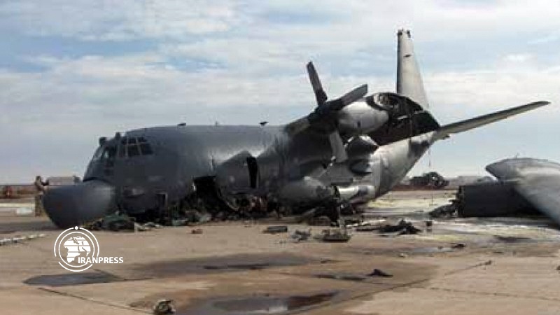Iranpress: سقوط طائرة أمريكية في قاعدة التاجي العراقية 