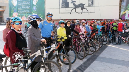 Cycling event held in Iran's Mashhad