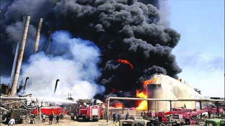  Fire at Tehran oil refinery, one died, one injured
