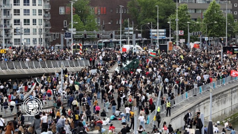 Iranpress: Anti-racism demonstrations in Rotterdam, Netherlands